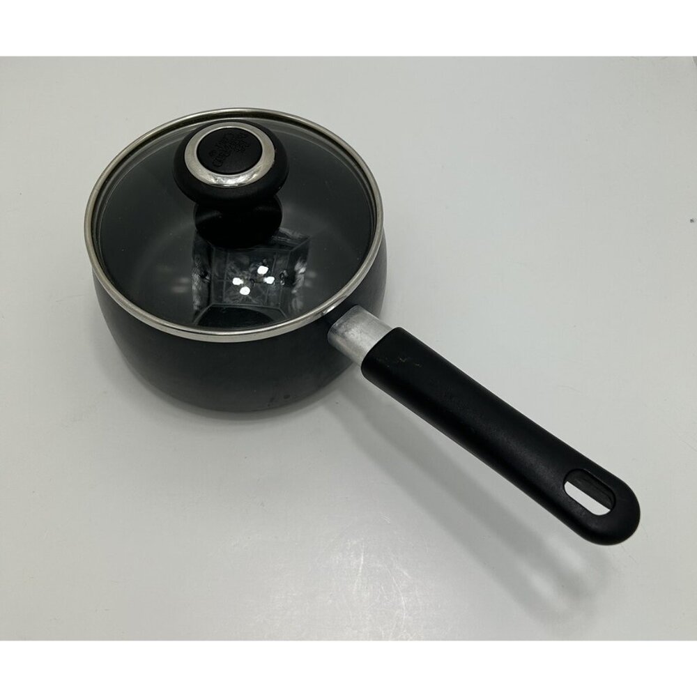 Pampered Chef Anodized Aluminum Non Stick 1 Qt Sauce Pan Milk Butter Gravy Pot